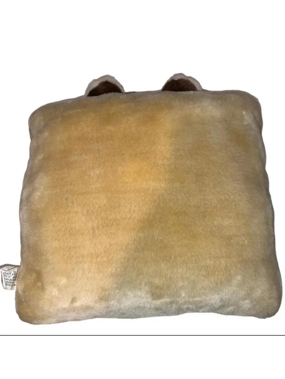 TWIE Cheetah Plush Sculpted Pillow.  11 x 11